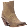 thumbnail image 2 of Lucchese Womens Harley Cowhide Floral Studded Round Toe Cowboy  Ankle Dress, 2 of 5