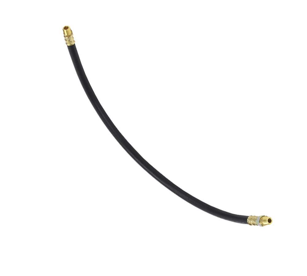Air Brake Hose Assembly 30" x 3/8"-18 for Semi Trucks | 3/8" ID 3/8" NPT 225 PSI 1 Fixed 1 Swivel DOT FMVSS106 SAE J1402 | Replaces 16630 0587-NP623 07-605 12-38330 146030 1613066