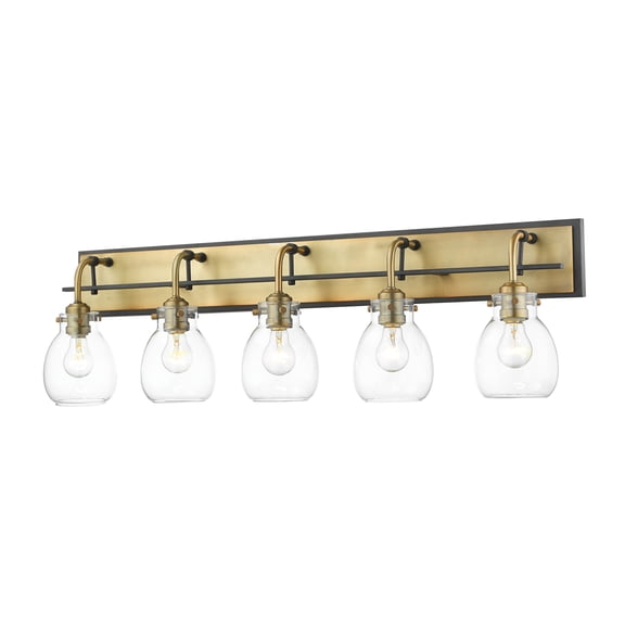 Z-Lite - Kraken - 5 Light Bath Vanity in Industrial Style - 38 Inches Wide by 11