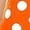 Medium Polka Neon Orange, variant on Women's Casual Polka Dot Printed Elastic High Waist Stretch Biker Shorts
