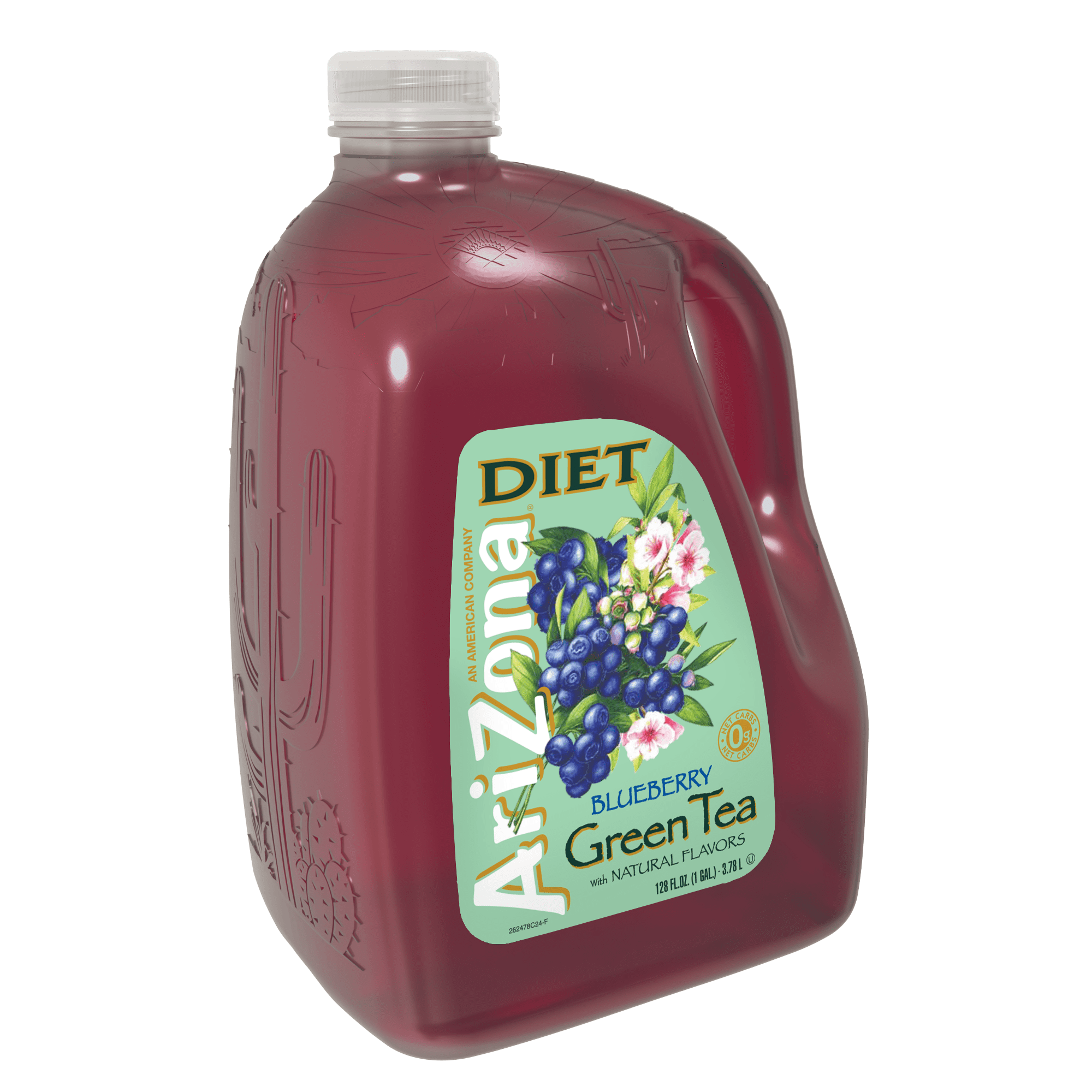 AriZona Diet Blueberry Green Tea - 128 fl oz Gallon