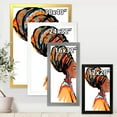 thumbnail image 4 of Designart 'Afro American Woman with Turban I' Modern Framed Art Print, 4 of 4