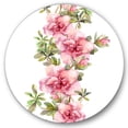 thumbnail image 2 of Designart - Bouquet de Fleurs Roses et Violettes II - Art Mural en Métal de Ferme, 2 of 5