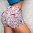 thumbnail image 4 of Fotbe Easter Rabbit Seamless Shorts, Womens Workout Shorts High Waist Stretch Booty Short for Gym/Yoga/Running/Biking-Small, 4 of 9