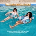thumbnail image 3 of Sillas flotantes para piscina Sloosh inflables, 2 paquetes para adultos, 3 of 8