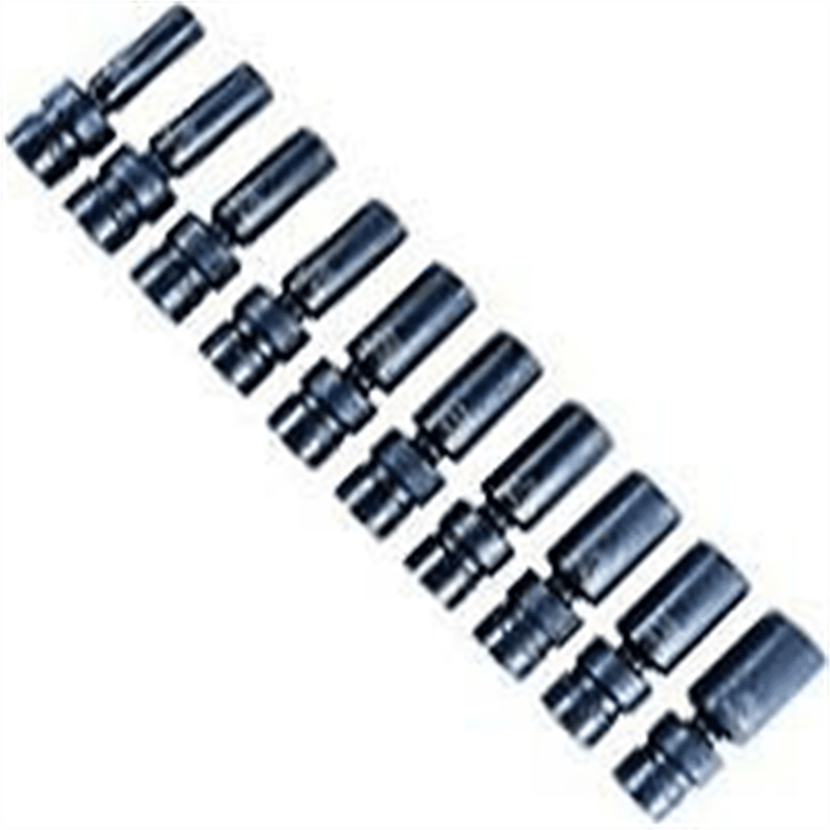K-Tool 37100 10-pc 3/8" Drive 6pt Metric Standard/Short Impact Socket Set
