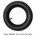 thumbnail image 3 of 2X Wheelbarrow Inner Tube 3.50-8 Heavy Duty Rubber Inner Tube Replacement with Tr13 Valve Stem Garden Cart Inner Tube B, 3 of 7