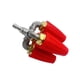 thumbnail image 2 of Boquilla de pulverización giratoria de alta presión con conector de acero inoxidable y punta de boquilla de pulverización Rojo, 2 of 9