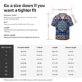 thumbnail image 5 of Kdxio Men'S Hawaiian Shirt For Men Short Sleeve Shirt Ethnic Mandala Summer Casual Holiday Beach Button Down T-Shirts, 5 of 5