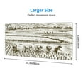 thumbnail image 4 of Disketp Gaming Mouse Pad Rice Harvest Pattern Large Mouse Mat Long Extended Desk Pad Non-Slip Rubber Mice Pads Stitched Edges Thin Pad (11.8x31.5 Inch), 4 of 9