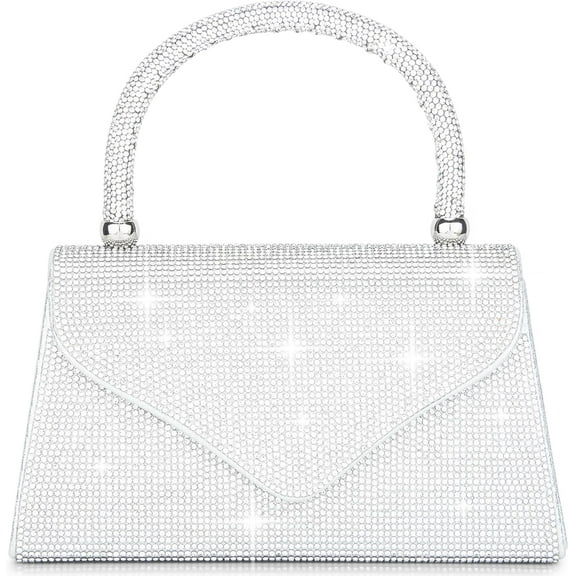 NANAHuang Women's Evening Bag Purse Clutch Bag Ladies Rhinestone Purses Glitter Small Handbags Party Wedding Prom