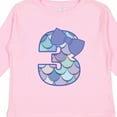 thumbnail image 4 of Inktastic 3rd Birthday Mermaid 3 Year Old Girl Girls Long Sleeve Toddler T-Shirt, 4 of 5