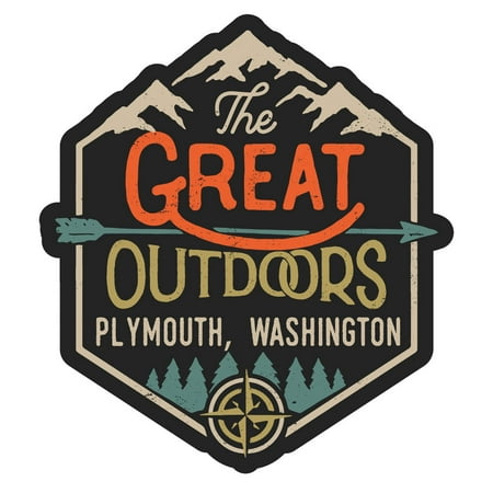 

Plymouth Washington The Great Outdoors Design 2-Inch Fridge Magnet