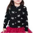 thumbnail image 1 of Mode Enfant 2-12 Ans Pentagramme Bouton Col Rond Chandail Cardigan Manches Longues à Capuche Veste Décontractée/veste, 1 of 8