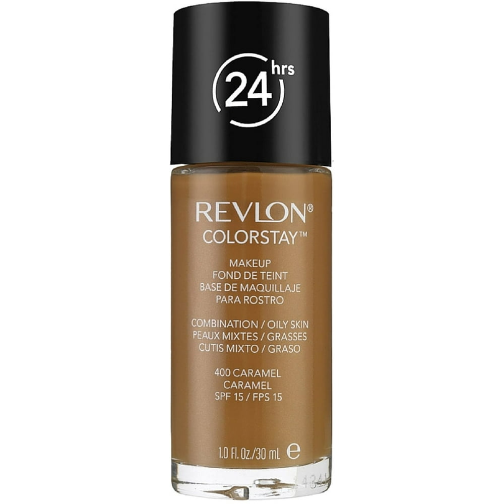 Revlon ColorStay Makeup for Combination/Oily Skin, Caramel [400] 1 oz (Pack of 4)
