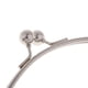 thumbnail image 4 of Monedero de metal con asa y cierre de beso, hecho a mano, 15 cm Plata, 4 of 9