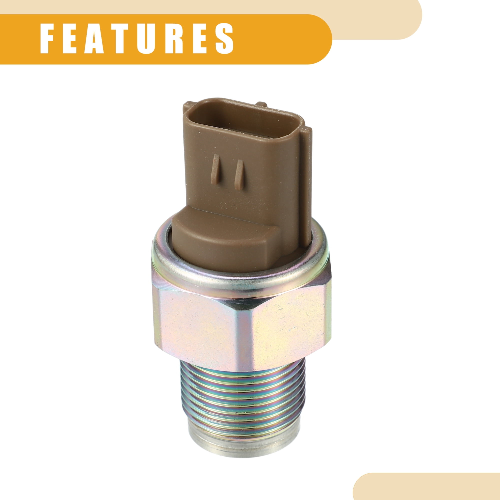 Unique Bargains 1pcs Car Fuel Rail Pressure Sensor No.8981197900/8-98119-790-0 for Isuzu NPR 2003-2007 5.2L