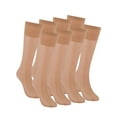 thumbnail image 2 of Deago 8 Pairs Women's Sheer Knee Highs Pantyhose with Reinforced Toe - 20D Nylon Stockings for Women (Skin), 2 of 8