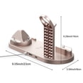 thumbnail image 4 of Wanyng 6 in 1 Wireless Charging Station 15W Fast Charging Stand for iPhone, Watch, Pods, Androids, Apple Charger Stand for Multiple Devices Rose Gold, 4 of 7
