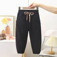 thumbnail image 4 of Baggy Pants For Boys 12M-10T Toddler to Youth Athletic Joggers Sweatpants with Pockets Kids Workout Sweat Pants Kids Black Sweatpants Size 12-18 Months, 4 of 5