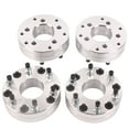 thumbnail image 2 of 4PCS 2" 5x4.5 to 6x5.5 Wheel Adapters 5 to 6 12x1.5 Silver, 2 of 7