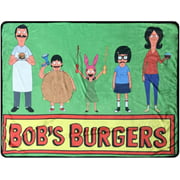 Bob's Burgers Cast Fleece Throw Blanket