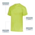 thumbnail image 2 of Augusta sportswear Men's Attain Wicking Two Button Baseball Jersey, 2 of 5