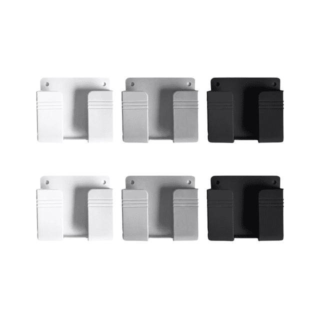 6 Soporte Adhesivo Pared Celular Control Remoto Cargador