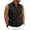 Black, variant on Men's Windproof Lightweight Golf Vest Zip Up Softshell Waterproof Hiking Runing Jacket Sleeveless Walking Sports Outerwear Black XL