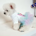 thumbnail image 5 of WIBACKER Puppy Birthday Tutu Dress Pet Small Dog Lace Skirt Princess Cat Party Dress Princess Apparel, 5 of 11