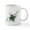 White, variant on CafePress - Elegant Shamrock Mug - 11 oz Ceramic Mug - Novelty Coffee Tea Cup