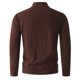 thumbnail image 5 of pstuiky Camisas casuales de manga larga para hombre, Suéter informal y cálido de color sólido con cuello redondo y manga larga para hombre, con base de terciopelo alemán. s, 5 of 5