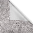 thumbnail image 4 of Ambesonne Brown Paisley Window Valance, Flower Sketch Details, 54" X 12", Dark Mauve and White, 4 of 5