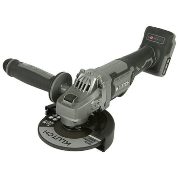 Klutch Angle Grinder, KLiQ 20 Volt Brushless, 4-1/2in./5in. Paddle Switch, Tool Only