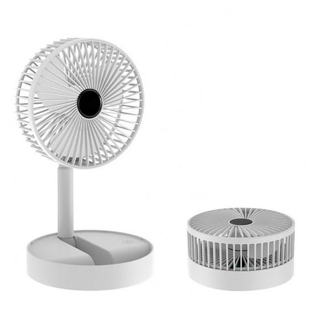 

USB Desk Fan Mini Foldable Floor Fan Portable Quiet Standing Fan