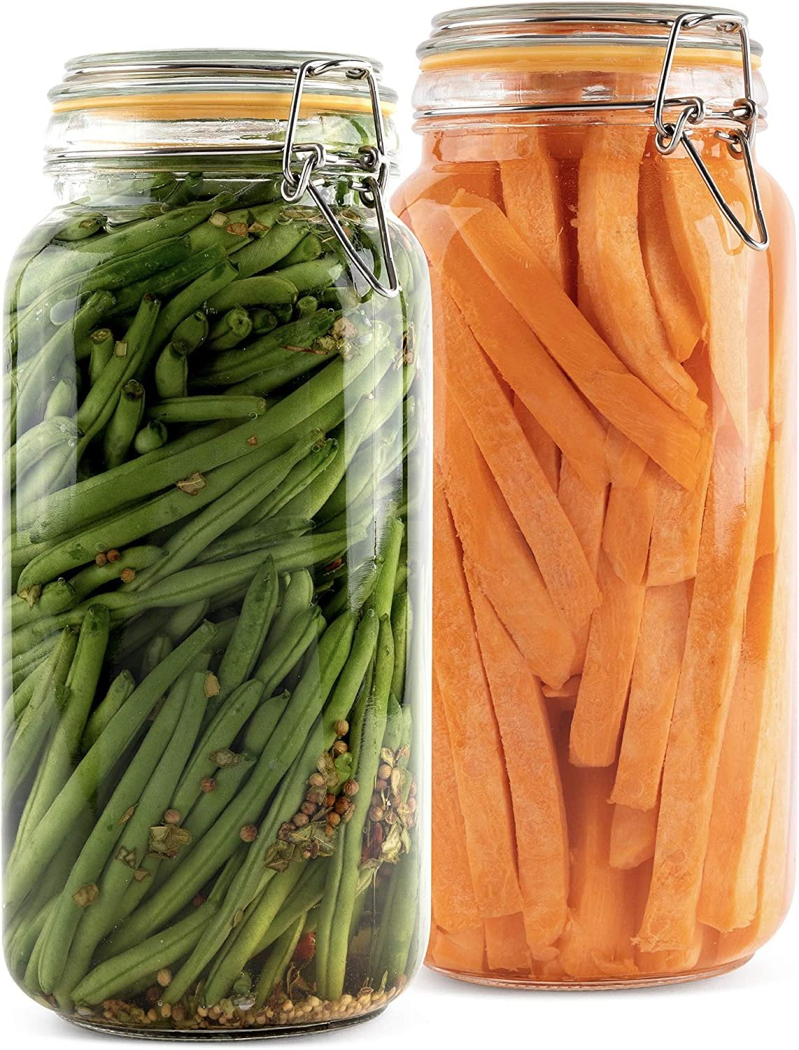 Galashield Glass Jars with Lids Food Storage Jars with Airtight Lids