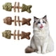 thumbnail image 5 of Juguete masticable natural para gatos con forma de espina de pescado, hierba gatera Silvervine, palo masticable, cuidado dental, palo de limpieza para gatos, juego interactivo, salud bucal, 5 of 8