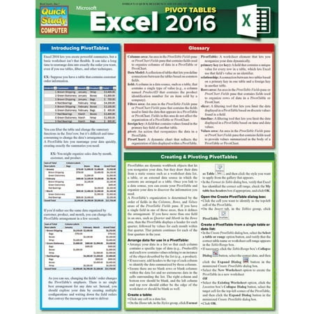 excel 2016 pivot tables walmart com