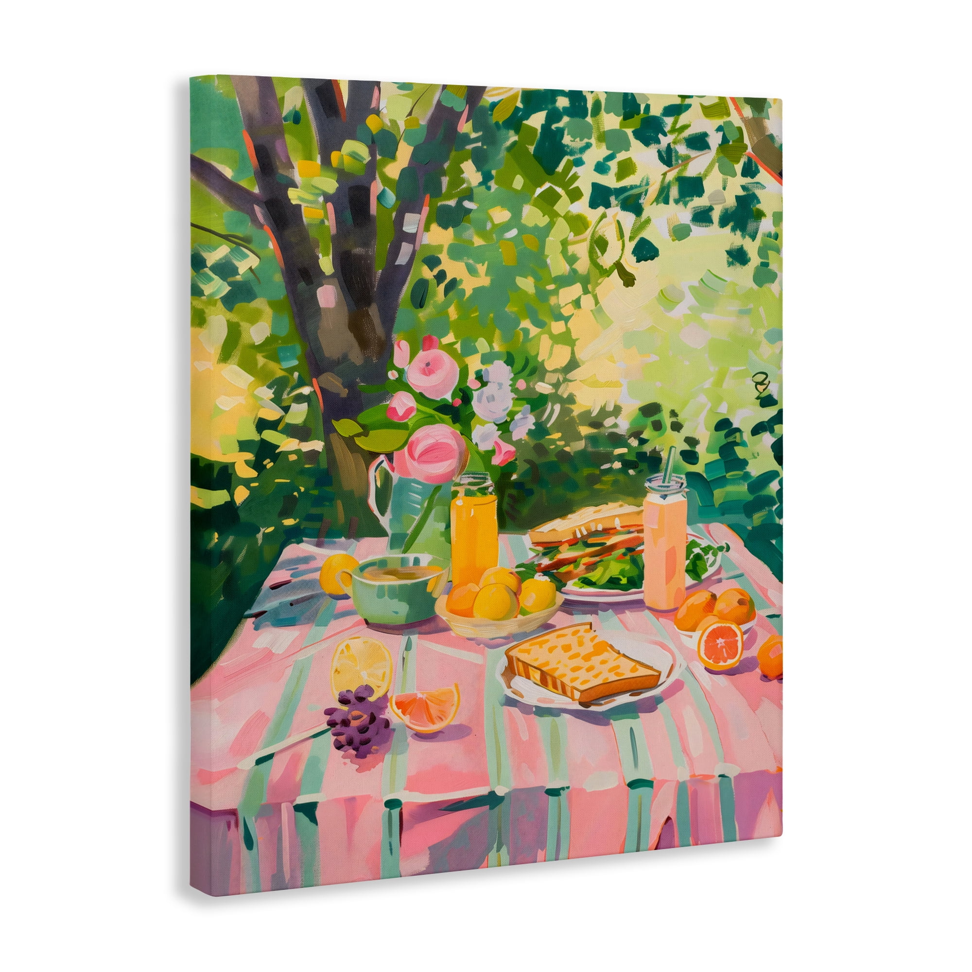 Stupell Industries Breakfast Picnic in Garden Canvas Wall Art, design by The Prints Vibe