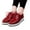 Wine, variant on Xysaqa Slip on Shoes Women, Running Shoes for Women Matsuke Thick Sole Leather Sports British Style Block Medium Heel Hollowed Out Women's Shoes Shoes for Women Dressy Savings!