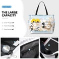 thumbnail image 2 of Wukai Cute Animals Print Zipper Bag,large Beach Tote Bag,Waterproof Sandproof Bag,Grocery and Picnic Tote Travel Bag, 2 of 5