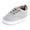 Gray, variant on Infant Baby Boys Girls Canvas Sneaker Toddler Slip On Anti Skid Newborn First Walkers Candy Shoes for 6-24 Months