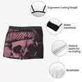 thumbnail image 3 of Honeii Skull and Snake Art Print Mens Boxer Briefs Breathable,Boxer Brief for Men, Moisture-Wicking Underwear-Medium, 3 of 5
