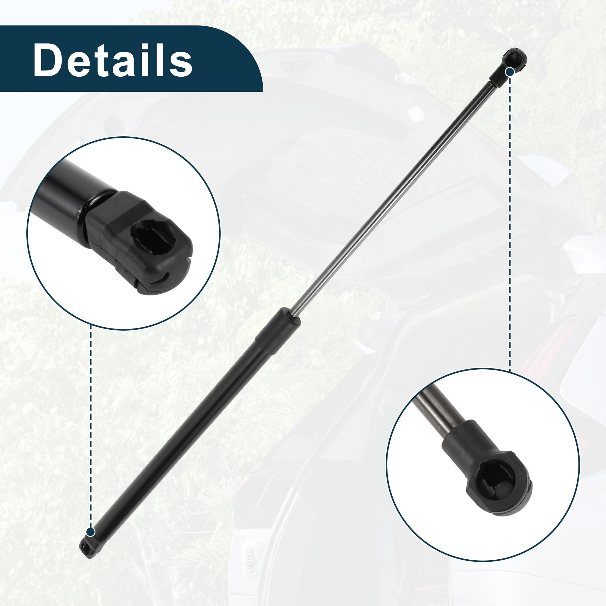 Unique Bargains 2Pcs Rear Hatch Lift Supports Struts for Nissan Qashqai 2017-2020