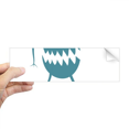 thumbnail image 1 of Cyclops Alien Creature Rectangle Bumper Sticker Notebook Window Decal, 1 of 1