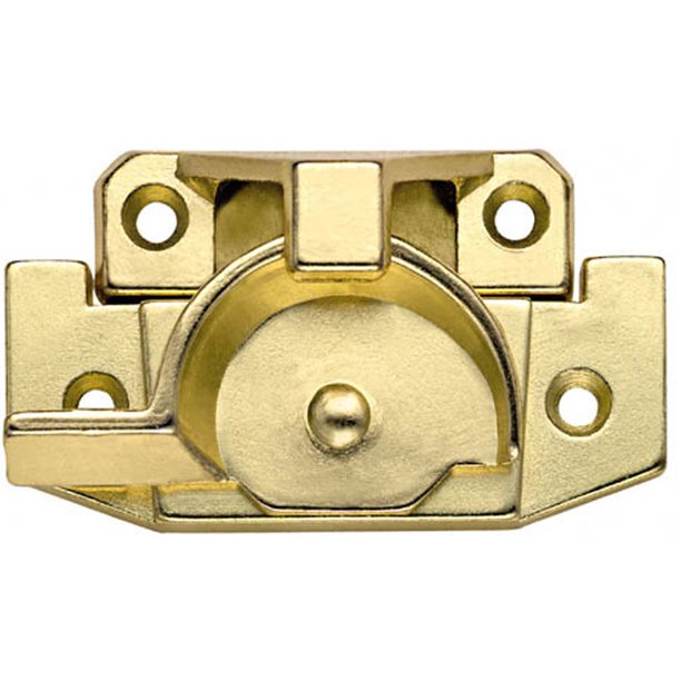 Stanley Hardware 756047 Bright Brass JimmyProof Window Sash Lock