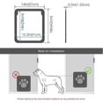 thumbnail image 4 of Pet Lockable Sturdy Screen Door For Dogs Cats, Inside 12x14x0.4 Inch, 4 of 5
