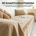 thumbnail image 2 of Paw Lounge Plush Pet Couch Cover - Non-Slip Washable Sofa Protector Blanket for Dogs & Cats – Scratch-Resistant & Comfortable Quilted Corduroy, 2 of 8