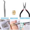 thumbnail image 4 of 2500 Uds Ganchos para pendientes Kit para hacer pendientes Ganchos para pendientes para hacer joyas con anillos de salto Alicates para la espalda Pinzas Abridor de anillos para joyería M, 4 of 5