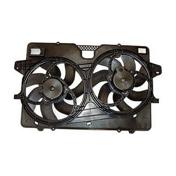 Radiator Dual Fan Assembly - Compatible with 2008 - 2012 Ford Escape 3.0L V6 Automatic Transmission 2009 2010 2011